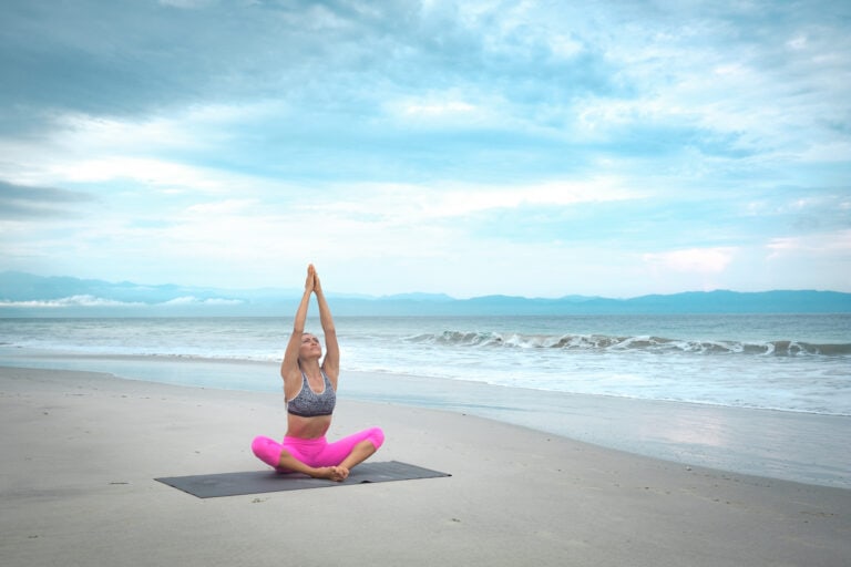 Meditation at the beach